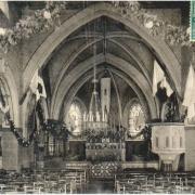 L'église décorée pour les fêtes